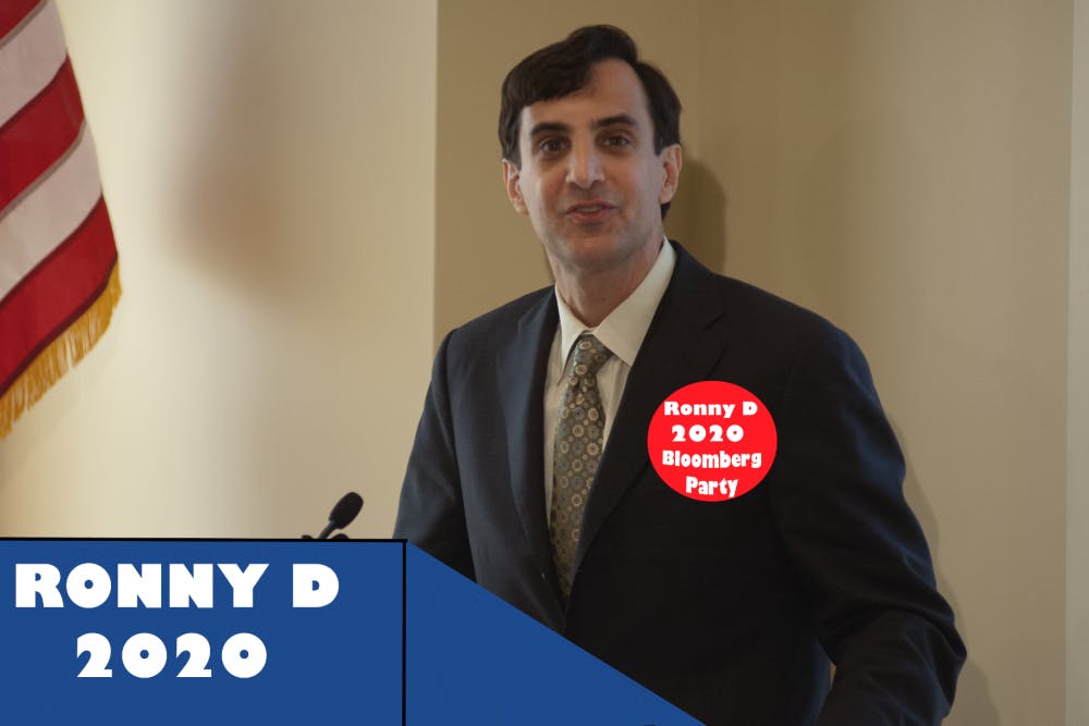 courtesy of OUR DARK LORD MIKEY BLOOMBERG
VOTE FOR DANIELS VOTE FOR DANIELS RONNY D IS THE ONE FOR ME VOTE FOR DANIELS