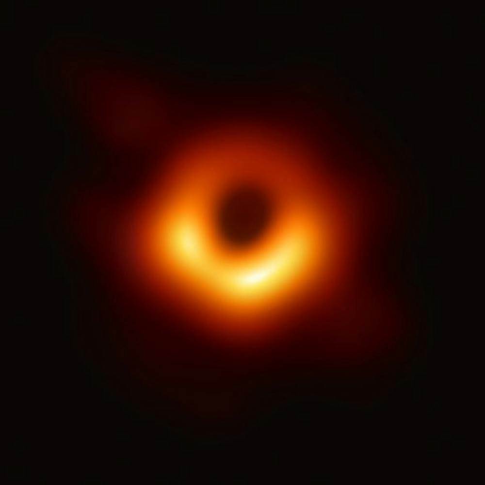 &nbsp;
Photo Credit CC BY 3.0 / Event Horizon Telescope&nbsp;
The Event Horizon Telescope captured the image of the black hole.&nbsp;
ggg