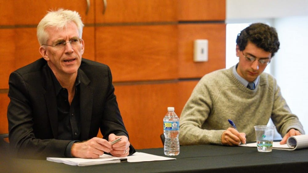 COURTESY OF SYDNEY VAN MORGAN
Hent de Vries (left) argues that hope has left American politics.