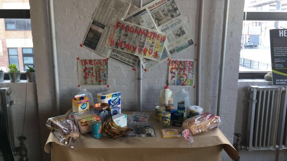 Several exhibits at Fight Blight Bmore showed issues with vacant housing.