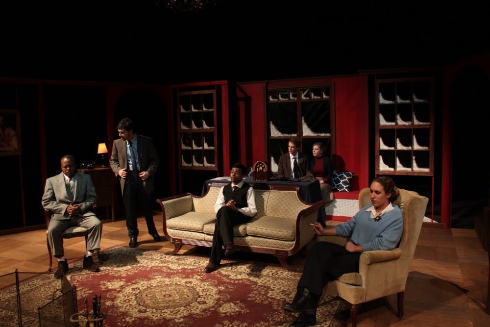  Courtesy of STEPHAN CAPRILES
With intense commitment to their roles, The Barnstormers performed Agatha Christie’s The Mousetrap.