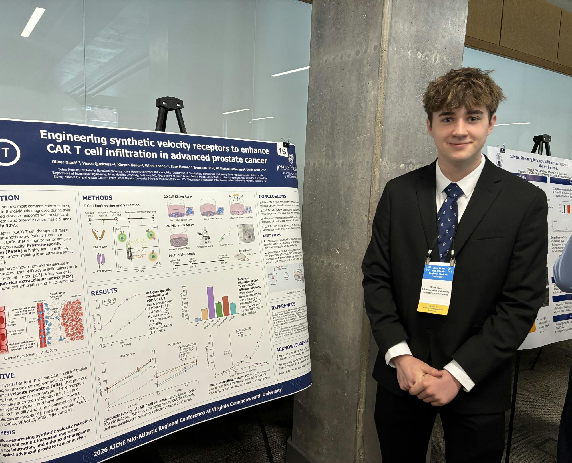 COURTESY OF OLIVER NIZET
In an interview with The News-Letter, Nizet described his research journey leading up to the 2026 Goldwater Scholarship.&nbsp;