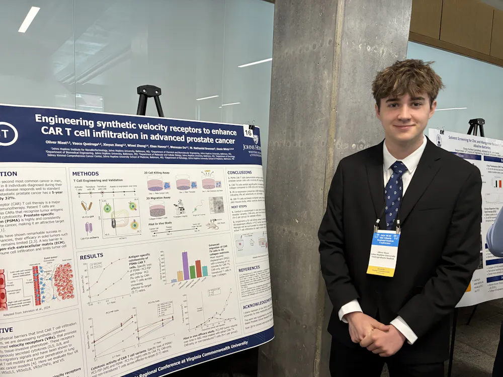 COURTESY OF OLIVER NIZET
In an interview with The News-Letter, Nizet described his research journey leading up to the 2026 Goldwater Scholarship. 