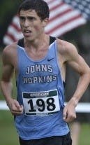 HOPKINSSPORTS.COM
Sophomore Louis Levine placed first among Blue Jay runners.