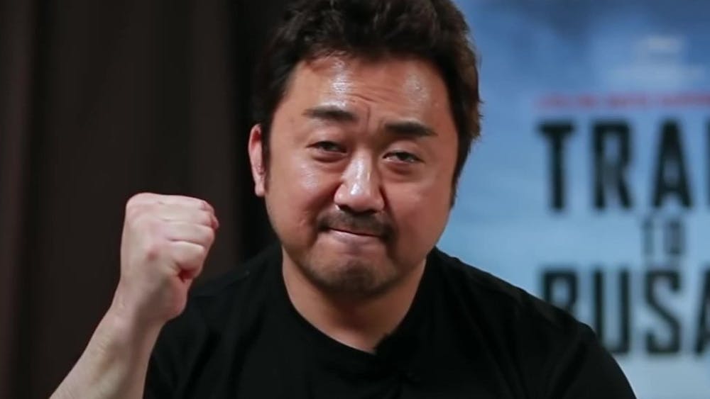 ITSNEWKOREA/cc-by-3.0
Ma Dong-seok stars as Sang-hwa in Train to Busan, a zombie film.