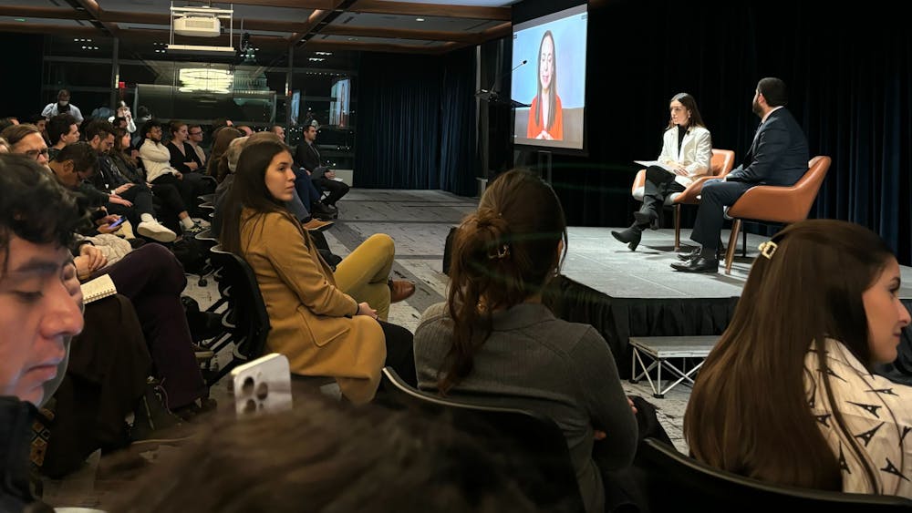 COURTESY OF KAYLEE NGUYEN
The SNF Agora Institute hosted Venezuelan president-elect Edmundo González and Venezuelan opposition leader María Corina Machado in a conversation on Venezuela's current political situation.