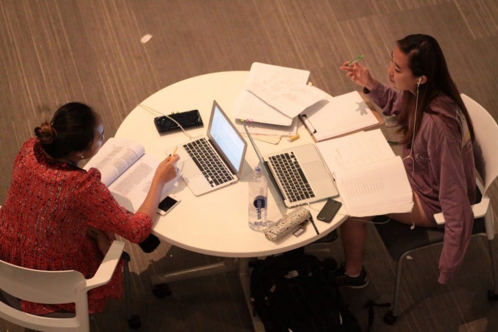  FILE PHOTO
During sophomore year, students spend long nights studying in Brody Learning Commons.