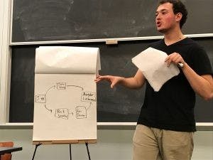  COURTESY OF JACOB TOOK
J Street U advocated for a peaceful, two-state resolution to the Israel-Palestine conflict.