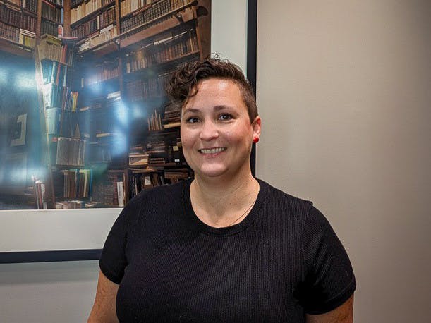 COURTESY OF ROWAN LIU
Katie Carey is the university archivist of the Sheridan Libraries’ Special Collections.