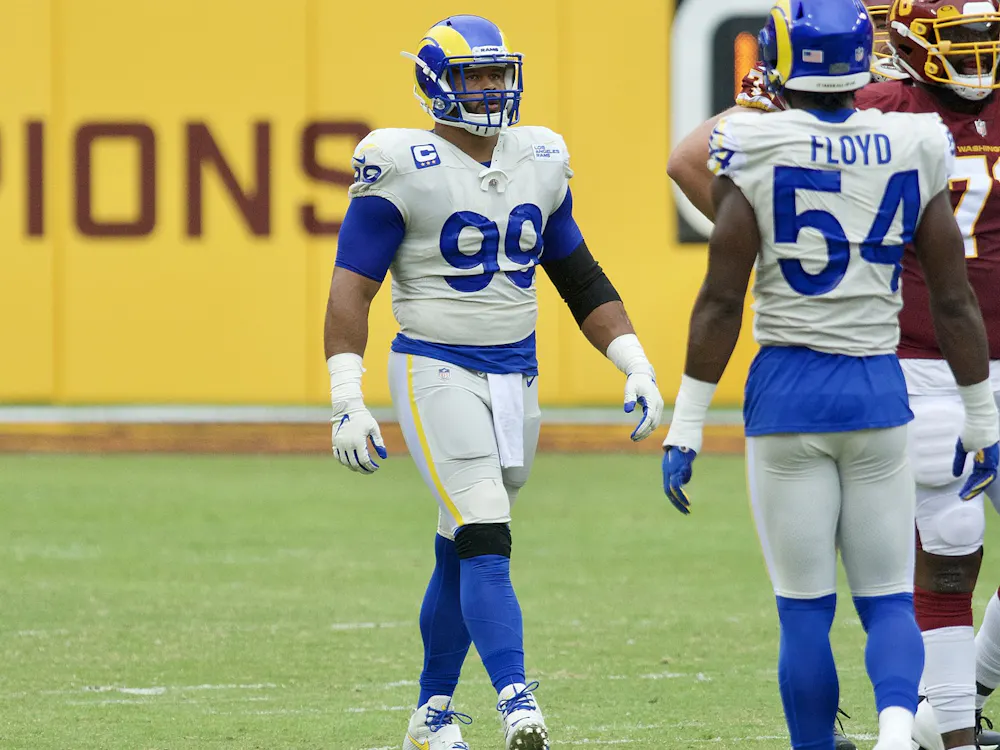 ALL-PRO REELS/CC BY-SA 2.0
For the third time in his career, Donald won the Defensive Player of the Year Award this year.