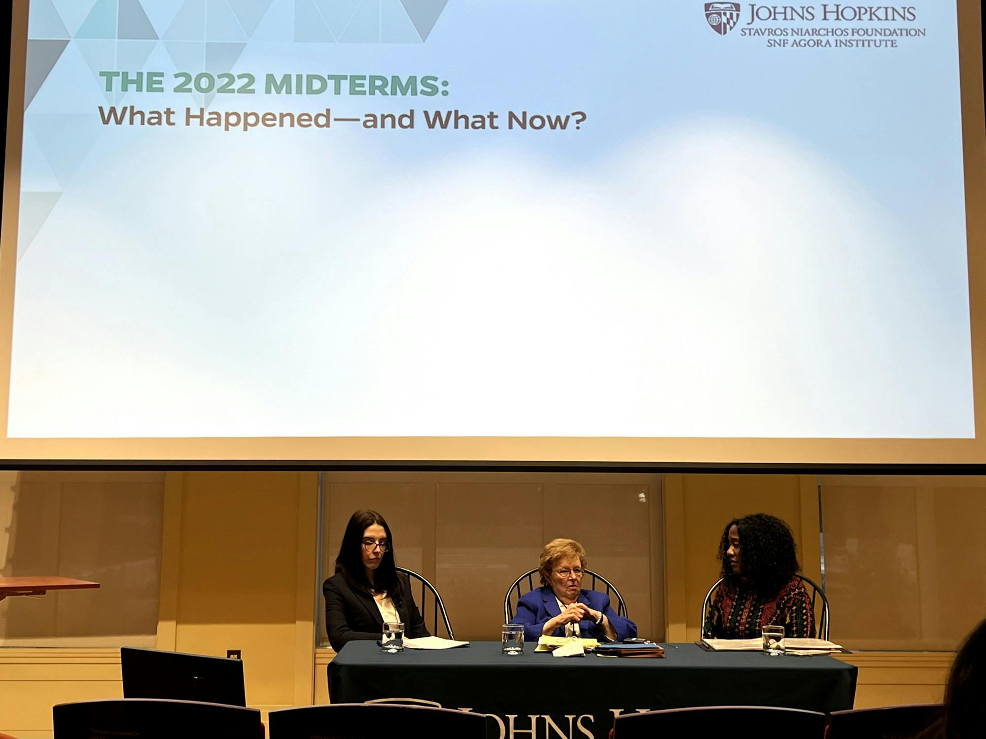 COURTESY OF JIAYI LI
Senator Mikulski highlighted the importance of civic engagement and the youth vote.&nbsp;