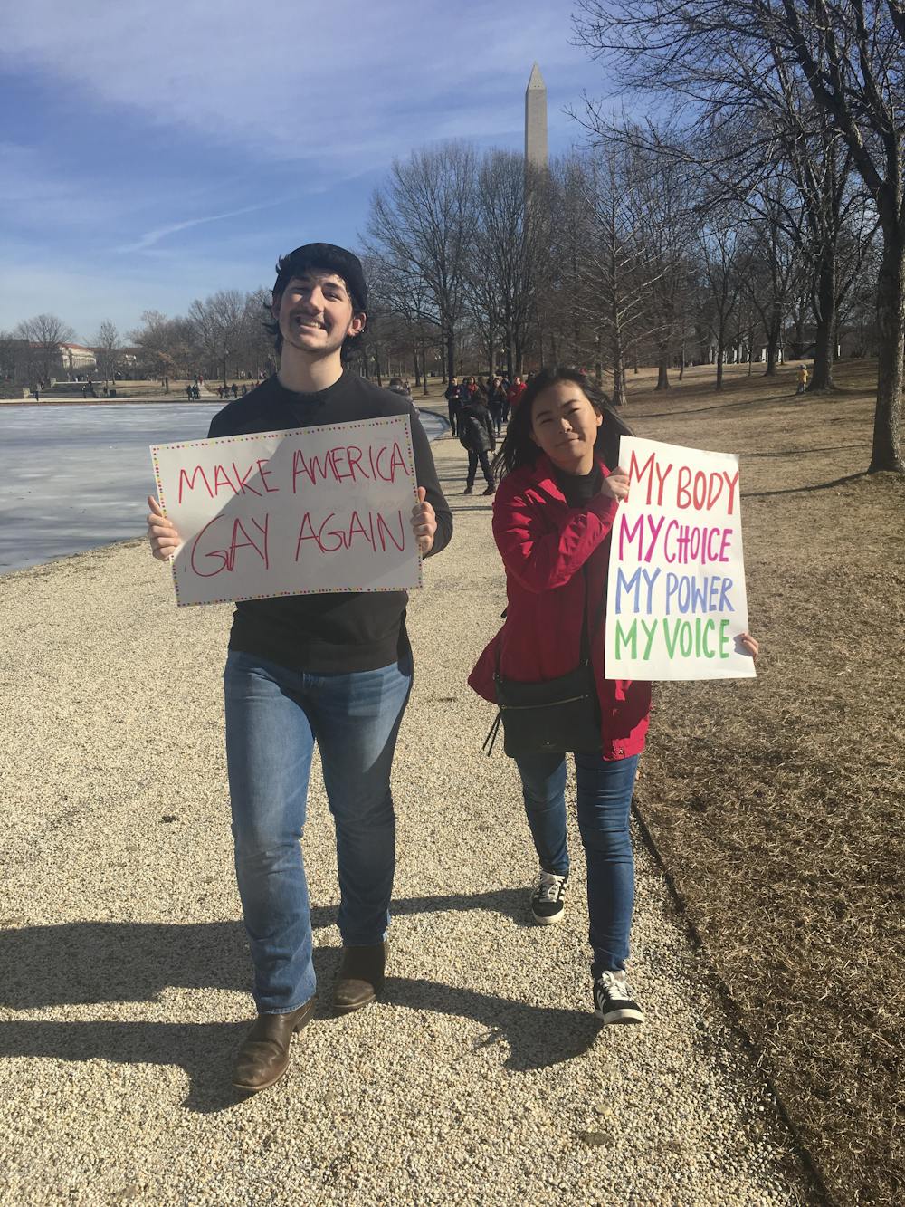 I had a ‘make America gay again’ sign at the 2018 Women’s March.