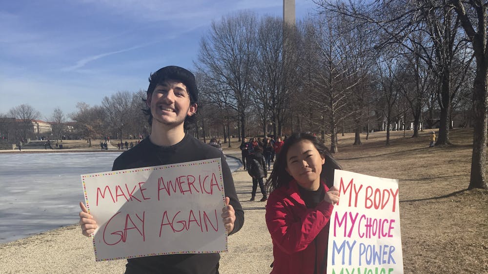 I had a ‘make America gay again’ sign at the 2018 Women’s March.