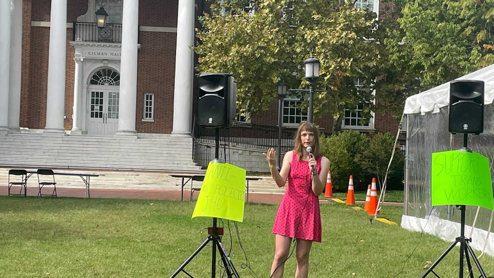 COURTESY OF MICHELLE LIMPE
One issue being protested was the University's refusal to cover certain gender-affirming surgeries, which the institution classifies as "cosmetic,”  under its health insurance.