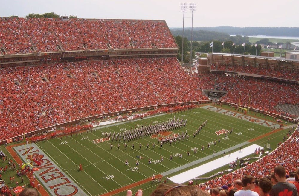 CASEY H/ CC BY-SA 3.0
Memorial Stadium houses the Clemson University Tigers, who appeared in their first championship final last year.
