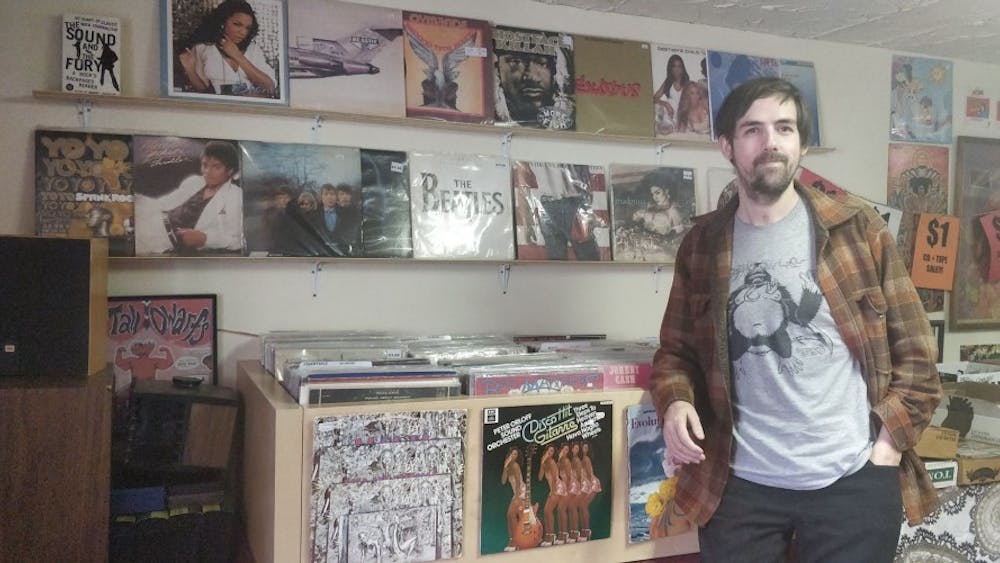 COURTESY OF ANNA GORDON
Wax Atlas owner Andy Phillips hopes to help customers find new music.