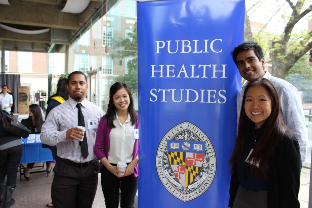 COURTESY OF MELYSSA HAUBENSTRICKER
Students from a range of public health disciplines share research findings from all around the globe.