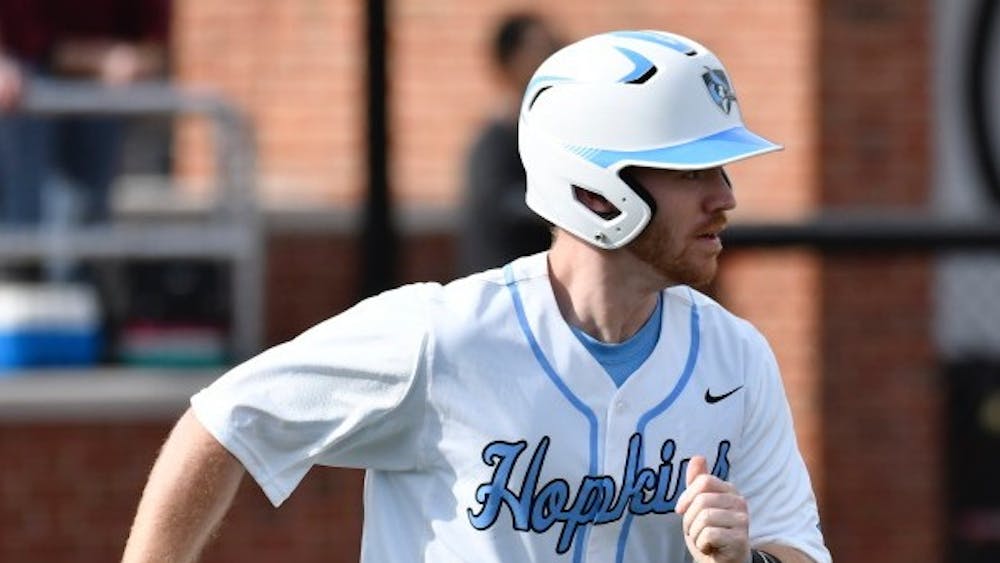 HOPKINSSPORTS.COM
Senior Conor Reynolds contributed two homeruns to the Jays’ win.
