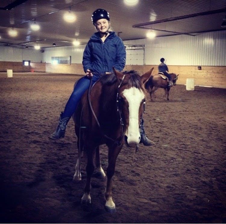 COURTESY OF LAURA WADSTEN
Wadsten and Zippo. 