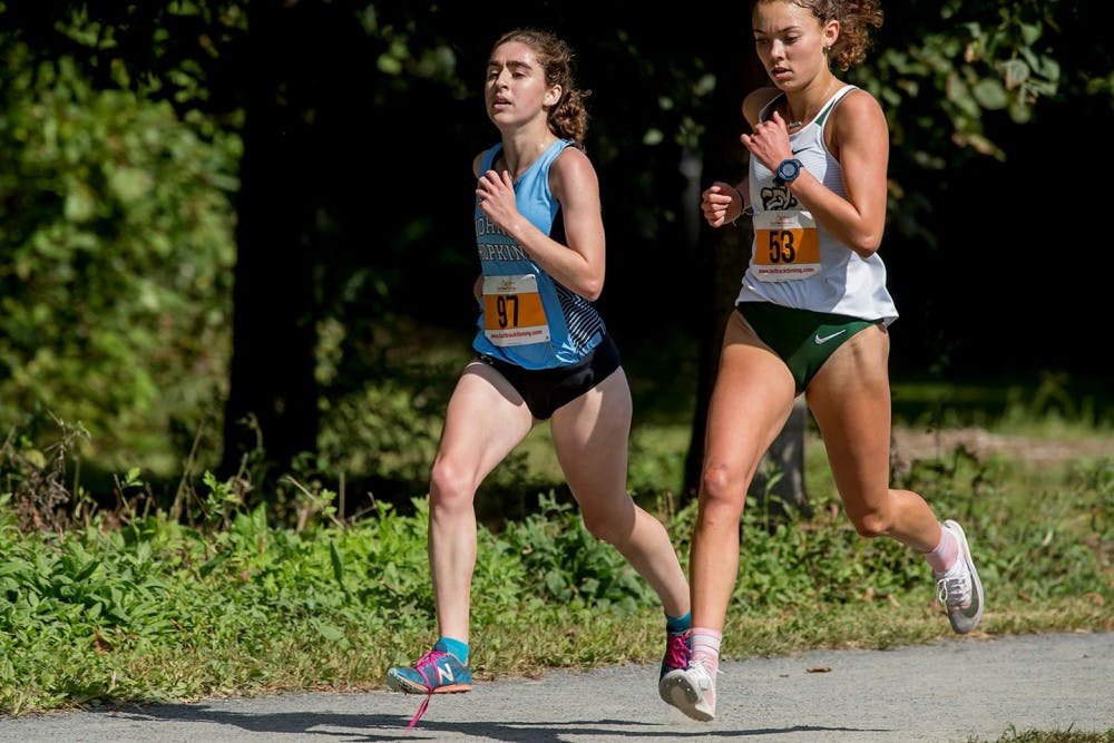 HOPKINSSPORTS.COM
Women’s cross country won first place for the second straight year.