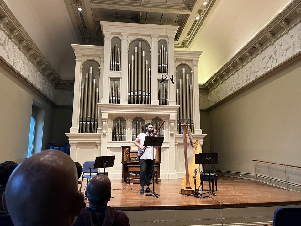 COURTESY OF ISABELLA WANG
The Polyaspora Festival commenced Tuesday, Sept. 24 at 5:30 p.m. in Leith Symington Griswold Hall at the University’s Peabody Institute.&nbsp;