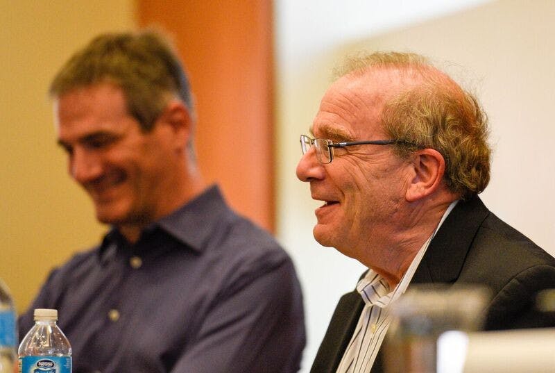 COURTESY OF SYDNEY VAN MORGAN
Professor David discussed Trump’s inexperience in foreign policy.