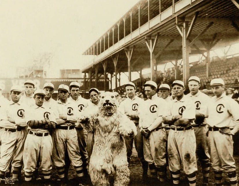 George R. Lawrence/ Public Domain
The 1908 Chicago Cubs, the last Cubs team to win a World Series.