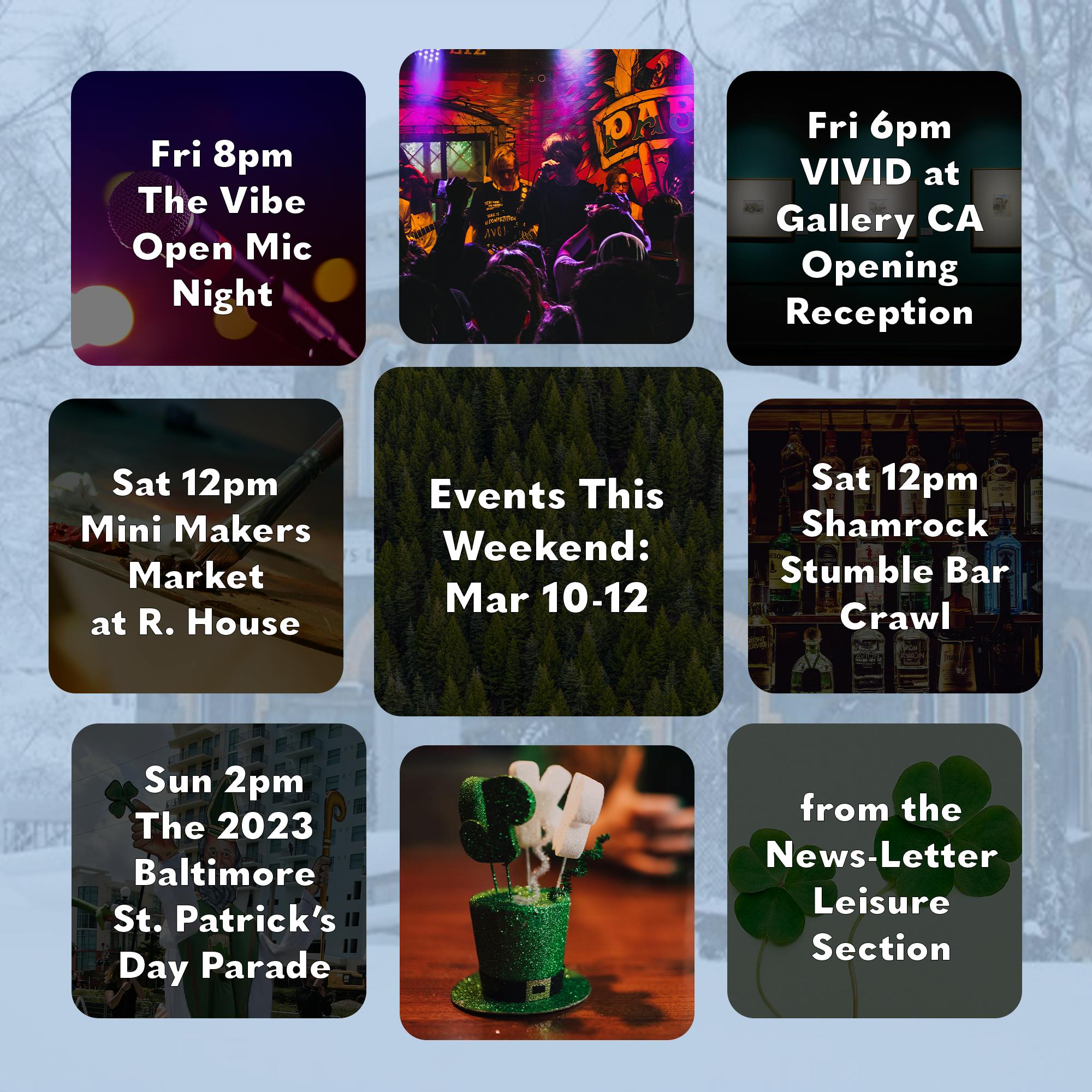 JOHN D'CRUZ / GRAPHICS EDITOR&nbsp;
Take some time to enjoy the last weekend before spring break!&nbsp;