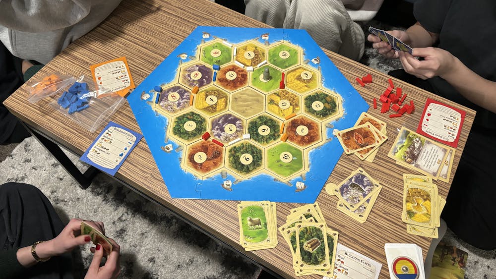 COURTESY OF MINGYUAN SONG
Catan is a great board game to own and play with your roommates!&nbsp;