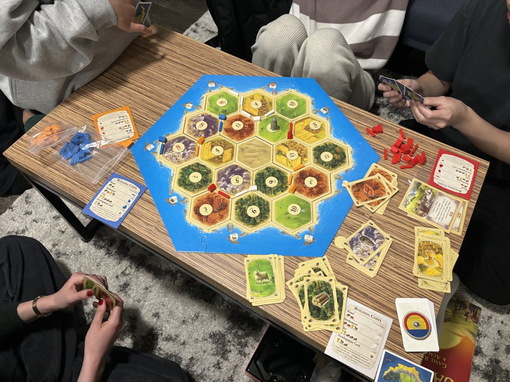 COURTESY OF MINGYUAN SONG
Catan is a great board game to own and play with your roommates!&nbsp;