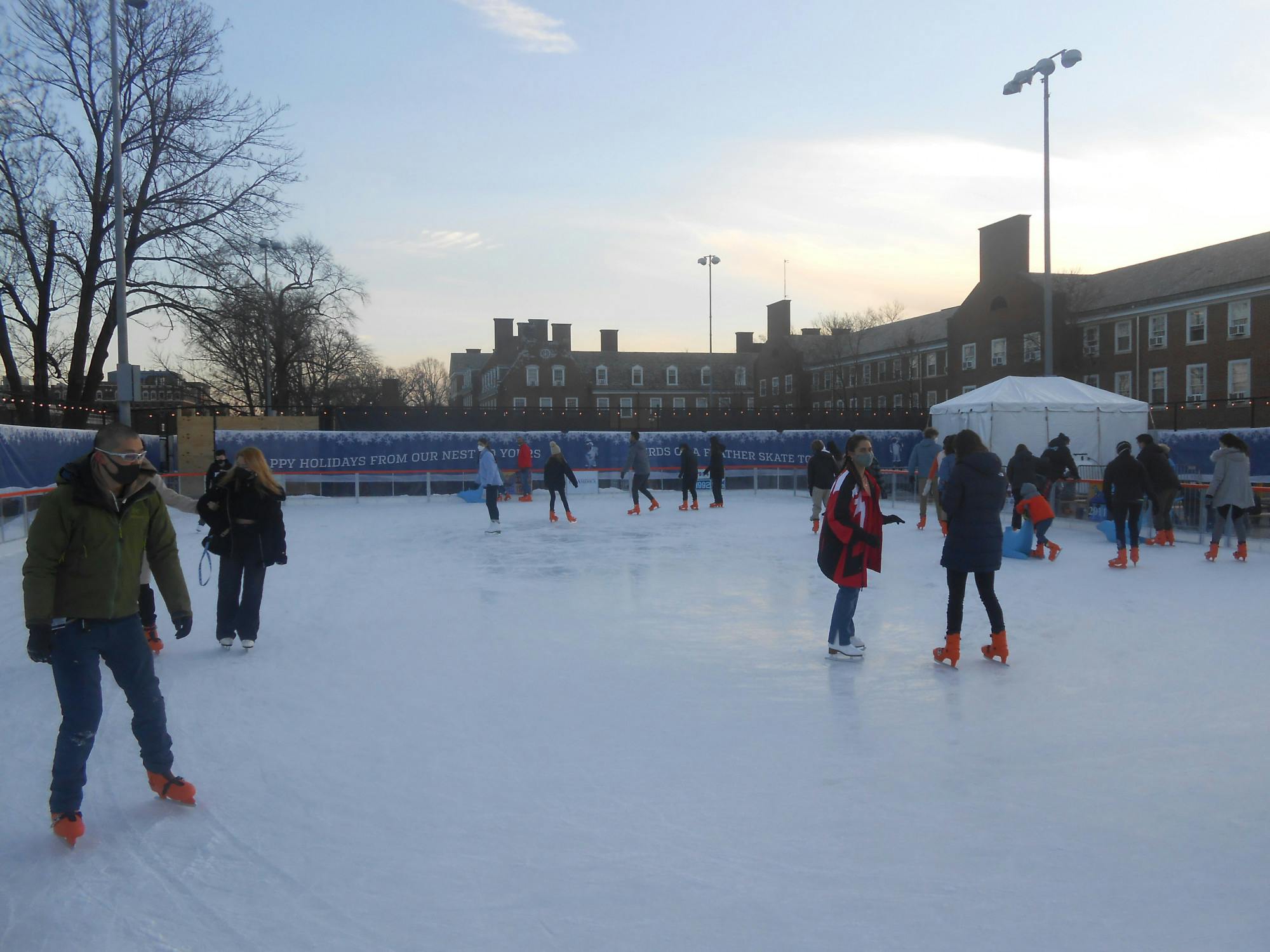 COURTESY OF CIARAN J. COLE&nbsp;
Cole encourages students to take a break from classes and book a skate session at the Hopkins ice rink.&nbsp;
