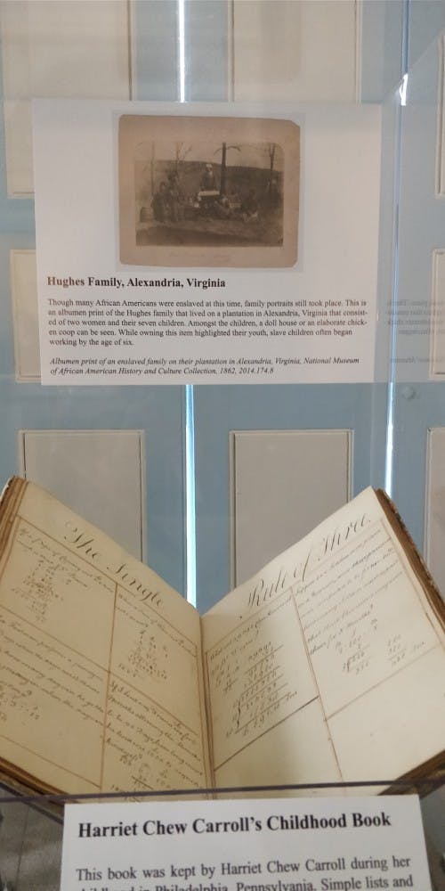 COURTESY OF ANNA GORDON
Eight student researchers curated exhibits highlighting the daily lives of enslaved people on the Homewood Campus.
