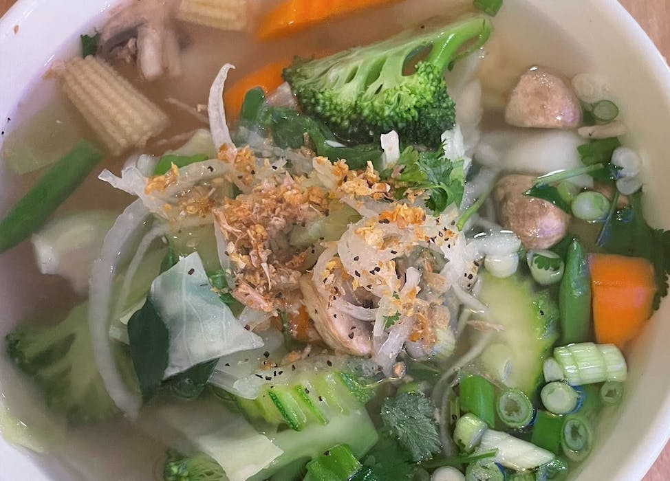 COURTESY OF EMMA ANDERSSON
Andersson ordered the Pho Vegetables at Mona's Super Noodle.&nbsp;