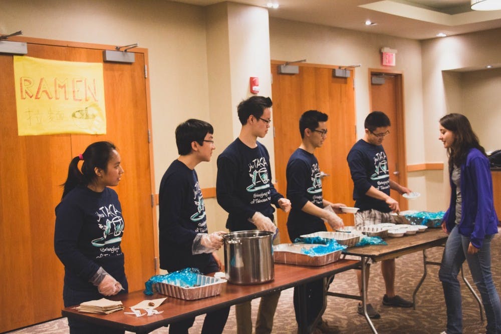 COURTESY OF TASA
Members of TASA served food to students who learned about Taiwanese culture.