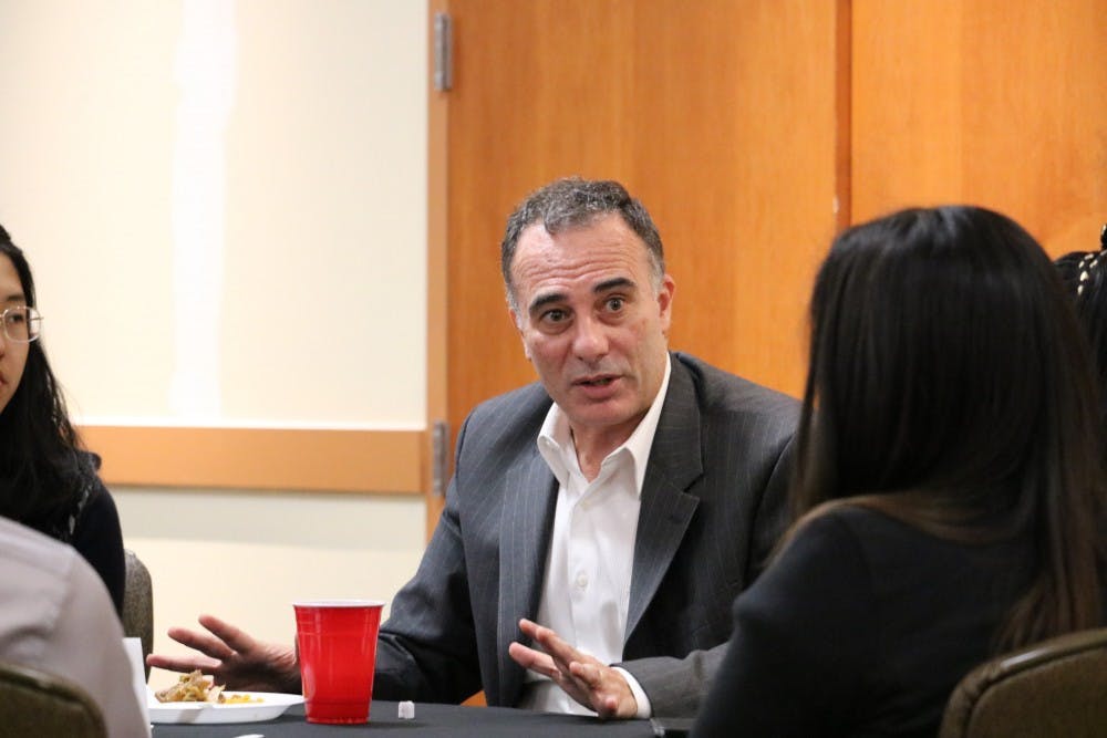 COURTESY OF JULIA DUVALL
Students had the opportunity to talk informally with healthcare professionals.