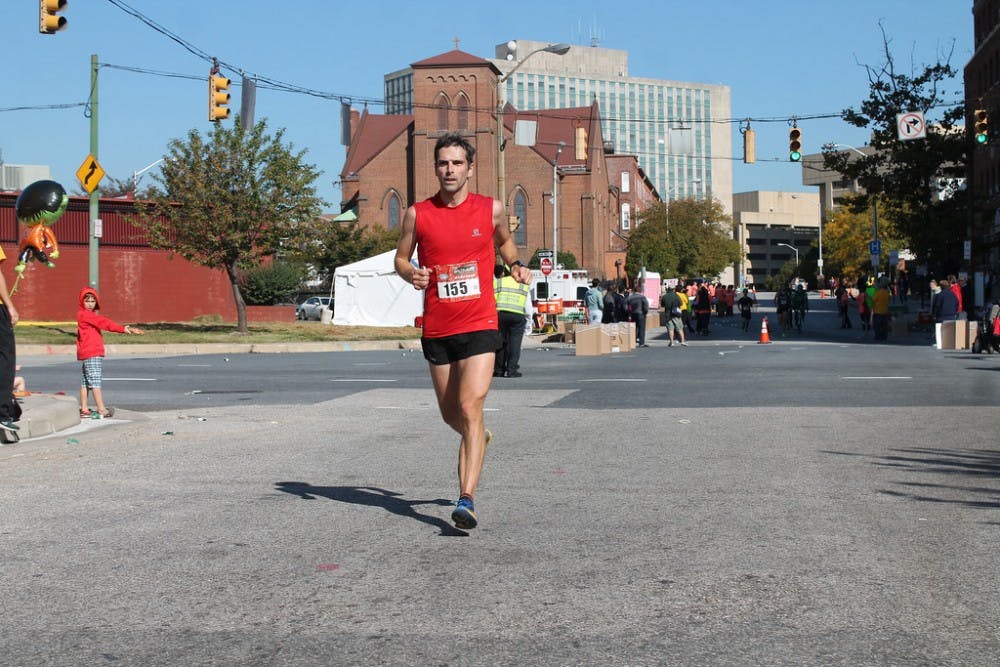 I running the Baltimore halfmarathon The Johns Hopkins