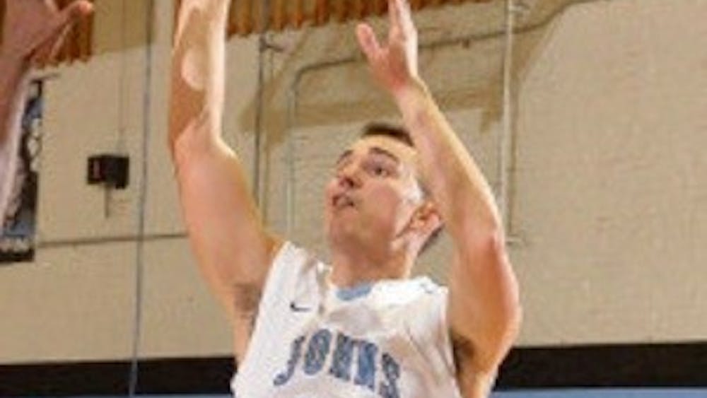 hopkinssports.com
Williams has been very dangerous this year from beyond the three-point arc.