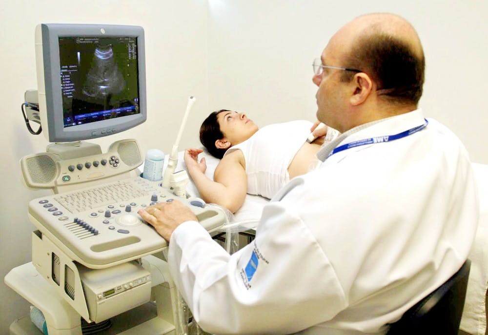 LEVAL/PUBLIC DOMAIN
Most women undergo ultrasound examinations during pregnancy.