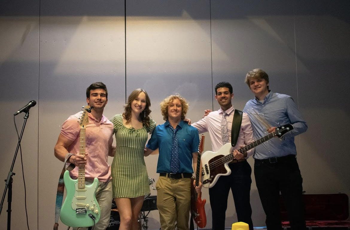 COURTESY OF THE BOHS
The Bohs take on all eras of rock with a general, fun-loving passion for music, seeking to revitalize the Hopkins band scene.&nbsp;