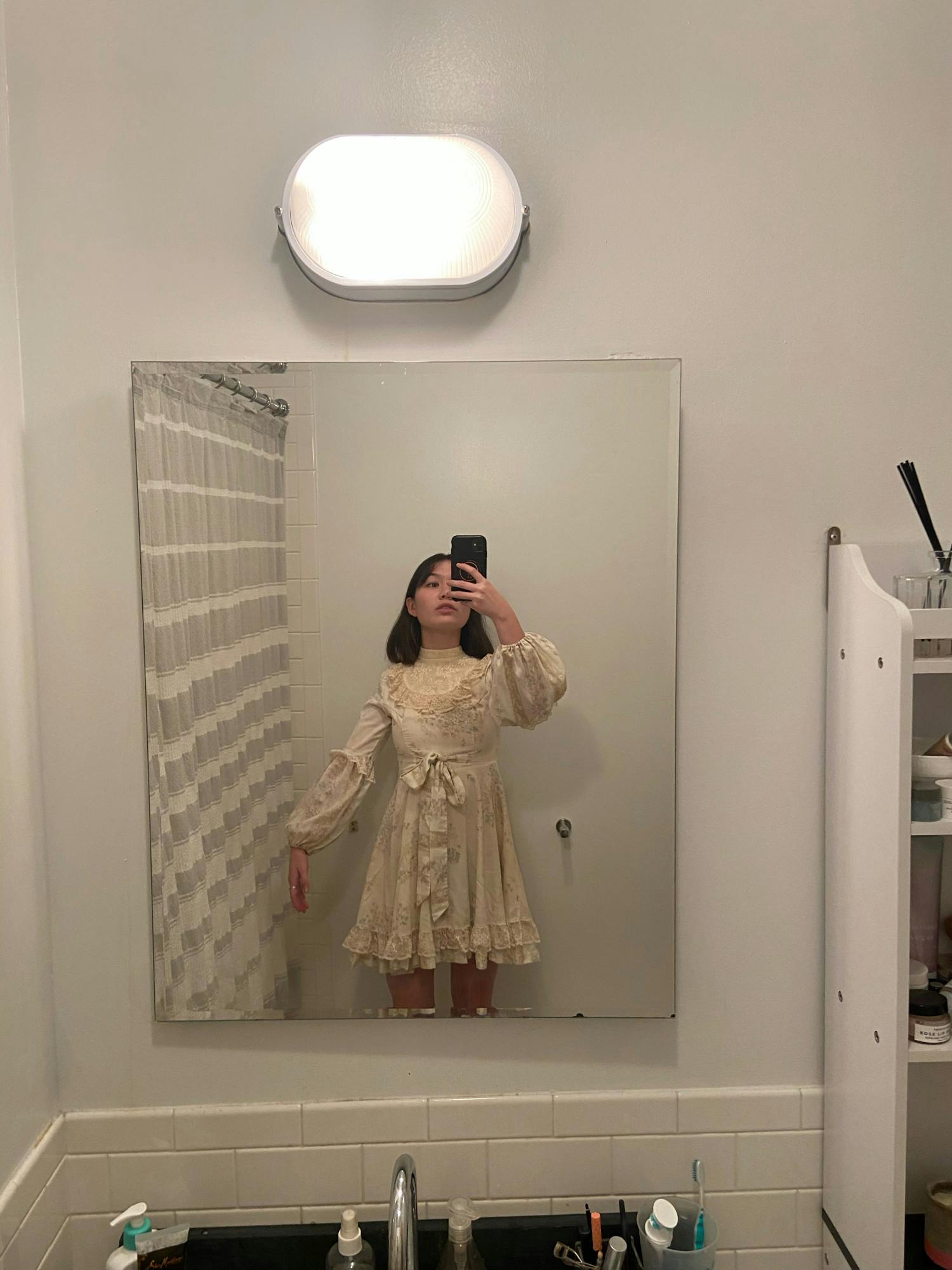 COURTESY OF LILY PINE
One of Pine's favorite purchases from eBay is this dress. 