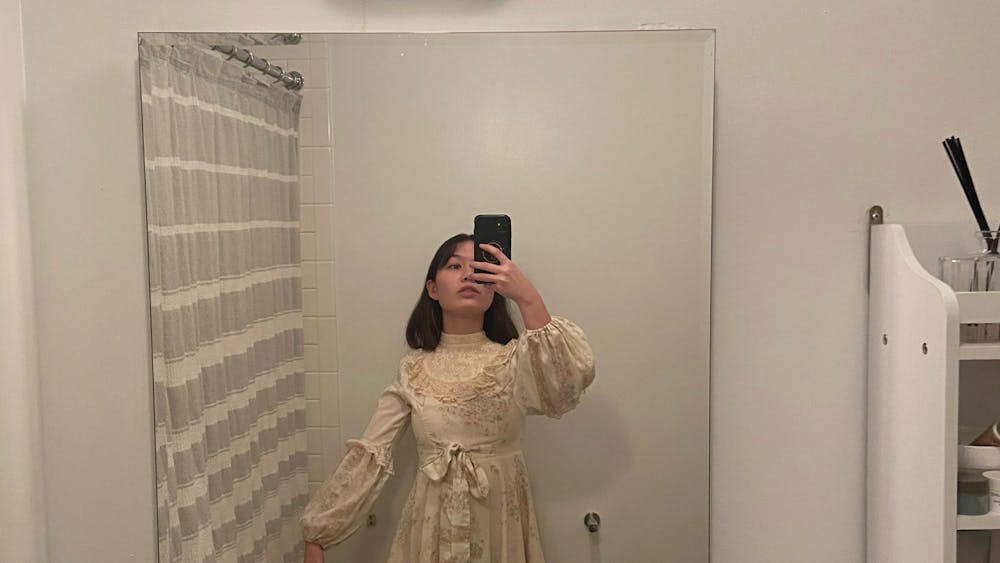 COURTESY OF LILY PINE
One of Pine's favorite purchases from eBay is this dress.