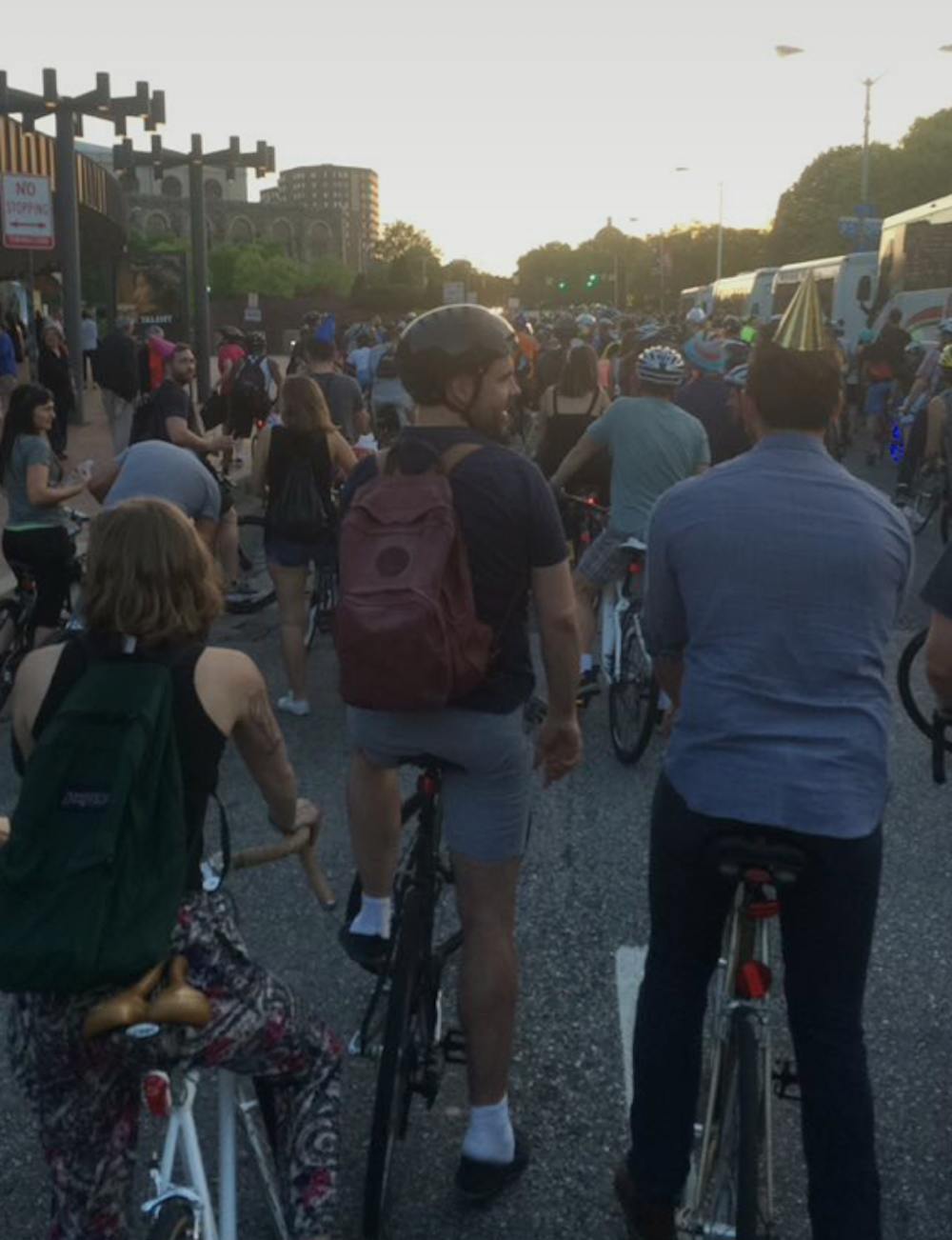 COURTESY OF HANNAH MELTON
Bike Party brings Baltimoreans from all over the city all through the city.