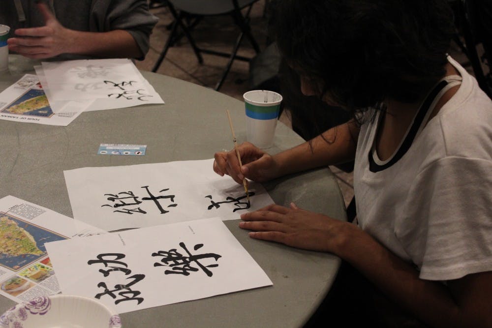 Courtesy of CINDY JIANG
Crafts were offered at the event to encourage students to learn about Taiwanese culture.