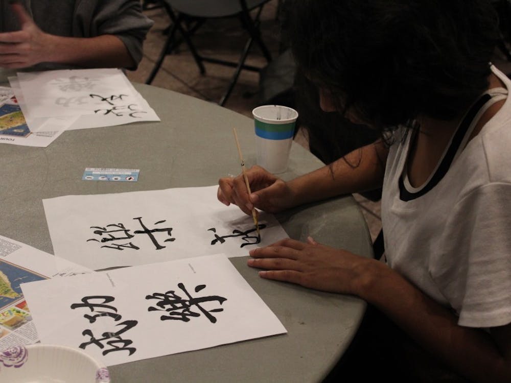 Courtesy of CINDY JIANG
Crafts were offered at the event to encourage students to learn about Taiwanese culture.