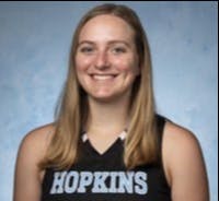 COURTESY OF HOPKINSSPORTS.COM
Junior defender Olivia Fox scored a goal and tallied an assist in the Centennial Conference Championship game.