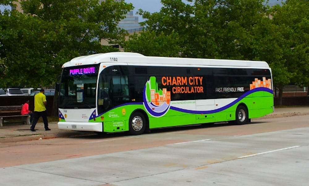 ET LAMBORGHINI / CC BY-SA 3.0
The Charm City Circulator is a free transit system that primarily runs through the “White L” of Baltimore.