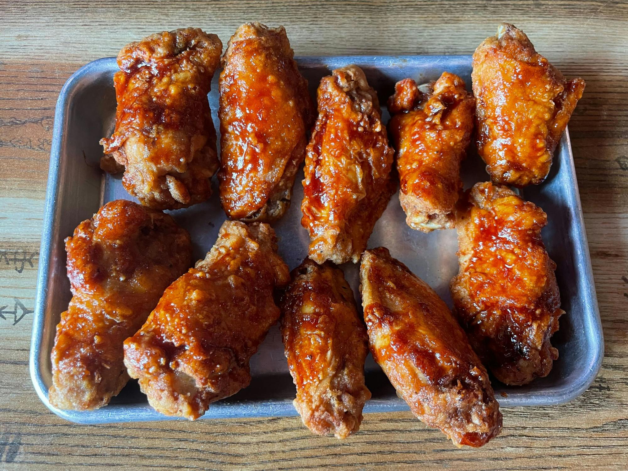 COURTESY OF GRETA MARAS&nbsp;
According to Maras, the wings at Jazz+Soju are not to be missed.&nbsp;