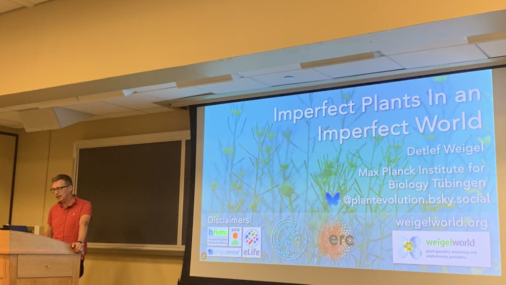COURTESY OF ALEX PAN
On Oct. 25, Detlef Weigel presented a talk titled "Imperfect Plants in an Imperfect World."
