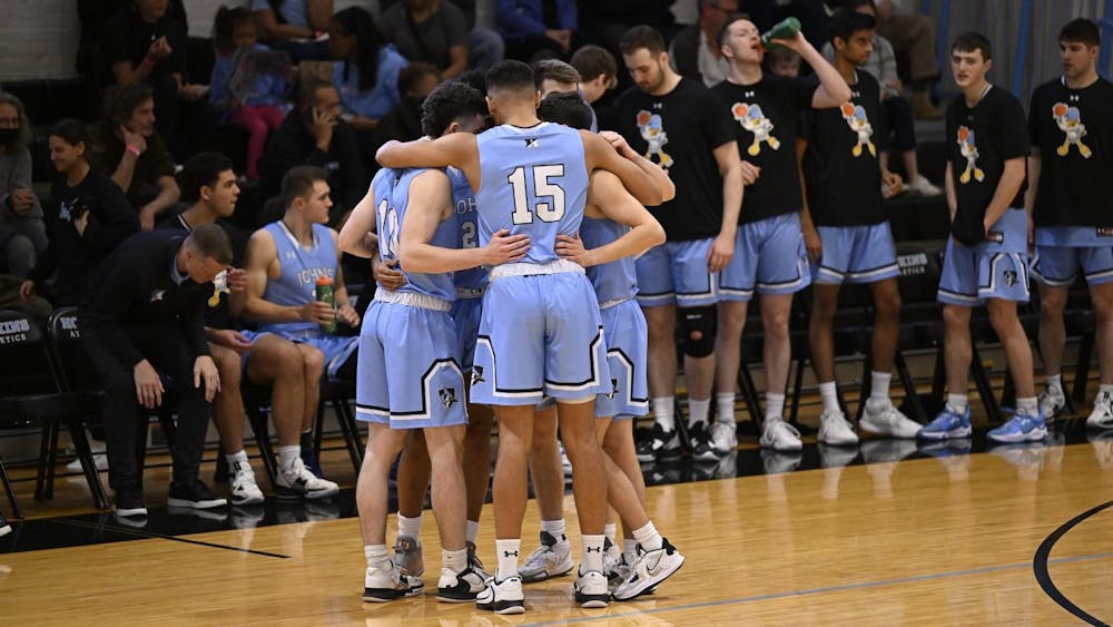 COURTESY OF HOPKINSSPORTS.COM
Men’s basketball advanced to the Sweet 16 with two huge victories over the weekend in the NCAA tournament.