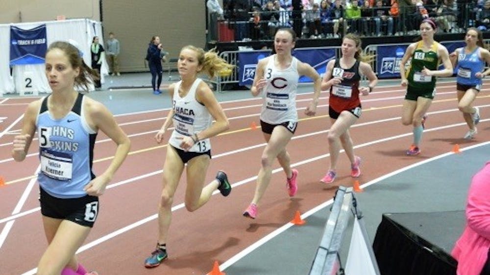 Hopkinssports.com
Sophomore Felicia Koerner claimed silver in the 3000-meter.
